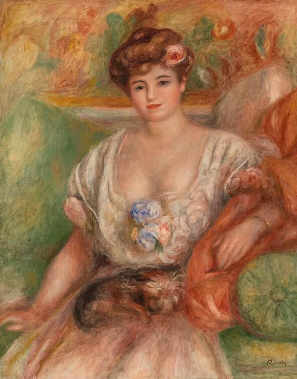 3. Renoir. Portrait de Misia Sert 1907. The Barnes Foundation Domaine public Conférence des Amis des Musées de Saintes